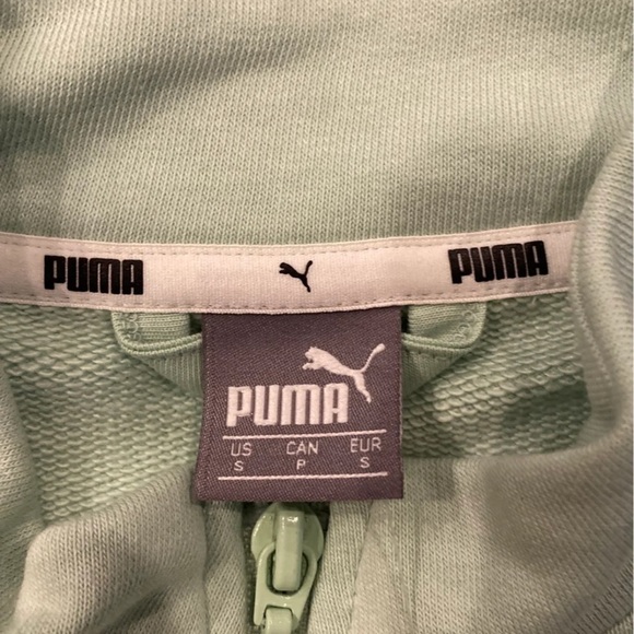 NWT Women’s Puma Zip Up Jacket In Mint Size Small - Picture 12 of 12